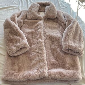 Cozy Fur Jacket in Light Pink